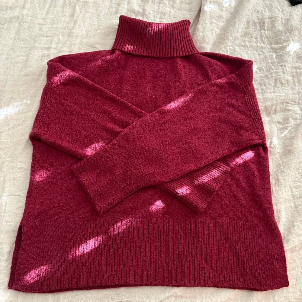 J. Crew Alpaca + Merino Wool Blend Turtleneck Sweater - Picture 6 of 8
